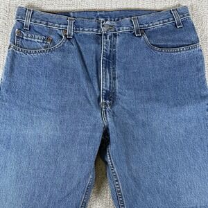 1999 Levi's 505 Men's 38x30 Regular Fit Straight Leg Denim Blue Jeans